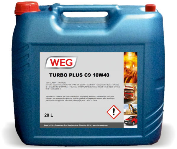 Lubricant for engines TURBO PLUS C9 10W40